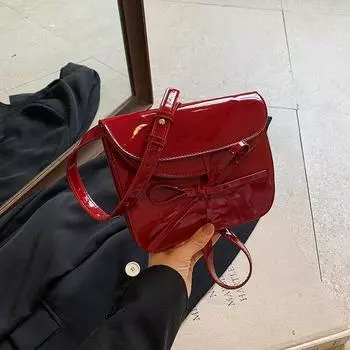 Яркие однотонные сумки-седла из искусственной кожи для женщин в стиле ретро, компактные, очень классные сумки через плечо