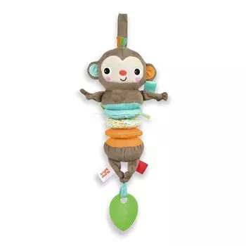 Яркие старты музыкальная прогулка месяцы и кончик пальца обучающая игрушка для рук коляска 13089 коробка/обезьянка [0 вверх] серый