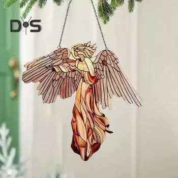 Яркий ангел кулон ремешок дизайн элегантный ангельское крыло висячий орнамент декор Angel