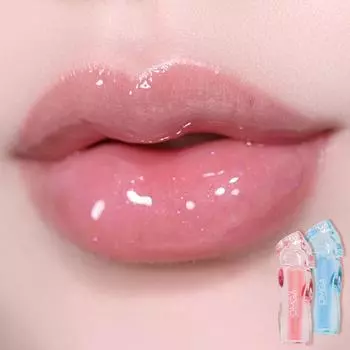 Яркий блеск для губ Tipsy, блестящая глазурь для губ Beep Lip Fine Twinkle, прозрачная глазурь для губ, простой макияж для школьницы