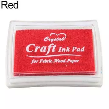 Яркий цветной детский штамп Partner Ink Pad Craft Пигмент для бумаги, деревянного альбома для вырезок