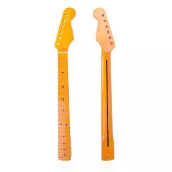 Яркий! Гриф электрогитары, 22 лада, накладка из канадского клена жёлтый