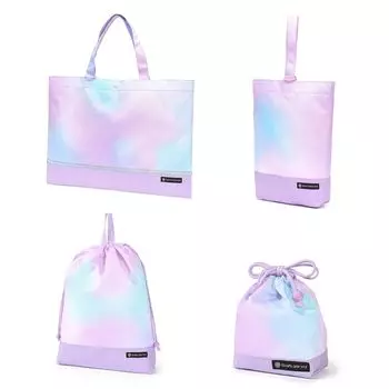 ЯРКИЙ КОНФЕТНЫЙ СТИЛЬ Сумка для стандартного урока и Аврора для NW405800 Набор из 4 предметов для детского сада/школы, (Включает отражатель), Водоотталкивающий,