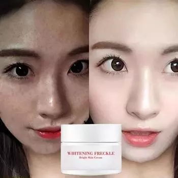 Яркий крем для кожи Мощный отбеливающий крем от веснушек Удаление мелазмы Акне Пятна Пигмент Меланин Темные пятна Крем для ухода за лицом 5G