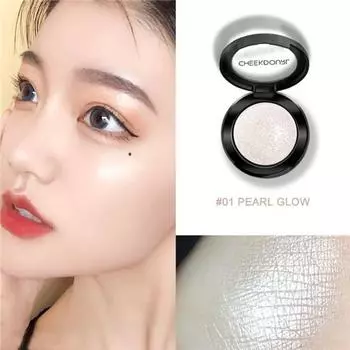 Яркий макияж 3D Shimmer High Gloss High Gloss Cosmetic plater 2 цвета Make Up Face Brighten Skin