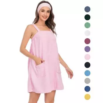 Яркий олень, женский махровый халат для спа-ванны, халат с ремнями, быстросохнущий махровый халат на липучке, эластичный халат для душа с повязкой на голову, мягкое накрытие для бассейна в тренажерном зале S белый