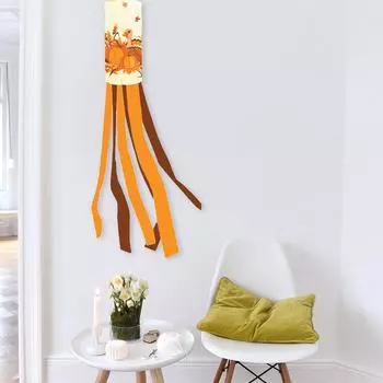 Яркий осенний ветроуказатель на День благодарения 28 дюймов, устойчивый к погодным условиям, для наружного украшения сада и патио 3