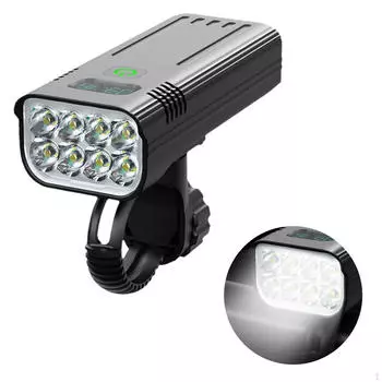 Яркий передний фонарь для велосипеда для улучшения видимости 10000mA