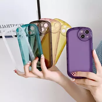 Яркий прозрачный силиконовый мягкий противоударный милый чехол для телефона Jane для Iphone Xr 11 12 Promax 13 Mini 14 Pro Max Xsmax X 8 7 Plus Capa for iphone 14promax