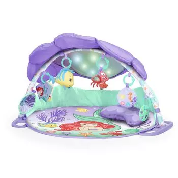 Яркий старт Disney Light Music Activity Gym Little Mermaid Play Gym Music Light Обучающая игрушка для игр в помещении Sea 12534 & [0 месяцев~] фиолетовый