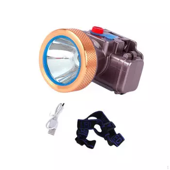 Яркий светодиодный налобный фонарь для активного отдыха Dia 5cm