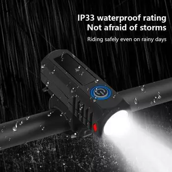 Яркий светодиодный передний фонарь для велосипеда с USB-перезаряжаемым креплением для горного велосипеда, велосипедный фонарь, фонарик для велосипедного скутера