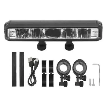 Яркий светодиодный велосипедный фонарь из алюминиевого сплава с USB-зарядкой, водонепроницаемый велосипедный фонарь для