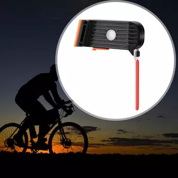 Яркий велосипед для улучшения видимости ночью синий