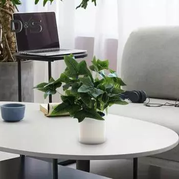 Ярко цветной искусственный бонсай, реалистично выглядящий изысканный садовый декор, украшение в горшке для стола