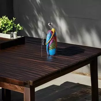 Яркое произведение абстрактного искусства из смолы для украшения вашего дома, гостиной, тумбы под телевизор или стола — современные интерьеры в синих, зеленых, желтых и розовых тонах.