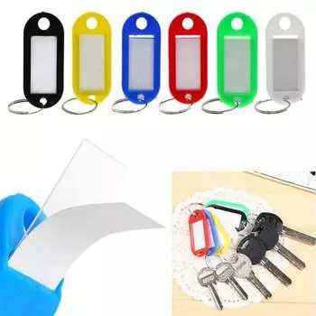 Ярлык для ключей, организованный, многоцветный, многоцелевой.