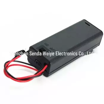 Ящик для батареек типа АА с крышкой и выключателем