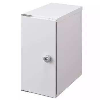 Ящик для доставки Iris Ohyama 37 л с замком на циферблате, выбор левого и правого открывания, брызгозащищенный, для доставки в дома и квартиры, размер S, белый, подставка, продано