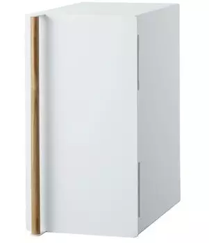 Ящик для хлеба Yamazaki Jitsugyo, тонкий, белый, Ш22XГ36XВ41см, Tosca, экономящий место, настольный, для хранения хлеба, 5682 [готовый продукт] Прибл.. (Диванная подушка