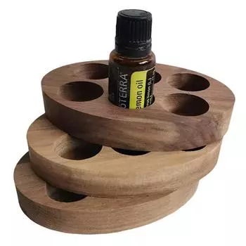 Ящик для хранения эфирного масла с 6 слотами, деревянная подставка для органайзера onesize