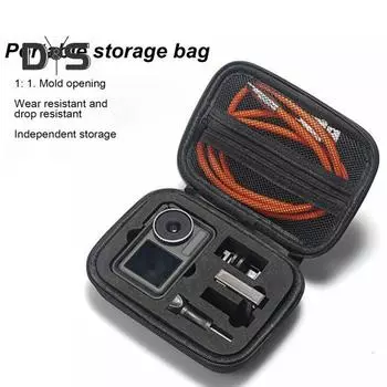 Ящик для хранения экшн-камеры, защитный чехол для переноски камеры, противоударный пылезащитный чехол для хранения экшн-камеры 3/4 чёрный