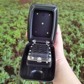 Ящик для хранения автомобильных ключей Водонепроницаемый чехол для автомобильных ключей для автомобильного стекла чёрный