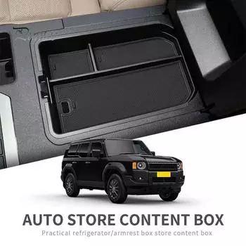 Ящик для хранения автомобиля Toyota Land Cruiser Prado 2024 Land Cruiser LC250, центральный консольный органайзер, ящик для хранения в подлокотнике, вставной лоток, органайзер A