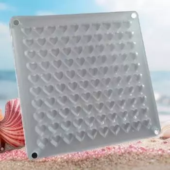 Ящик для хранения аксессуаров для ногтей, 36/64/100 сеток, прозрачные видимые бусины с магнитной застежкой, стразы для ногтей, маленькие камни, дисплей, классификация, хранилище 36Grid