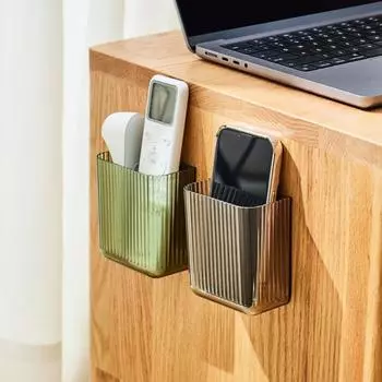 Ящик для хранения без дырокола, видимый, практичный, настенный, для телевизора, кондиционера, органайзер с дистанционным управлением, офисные принадлежности зелёный