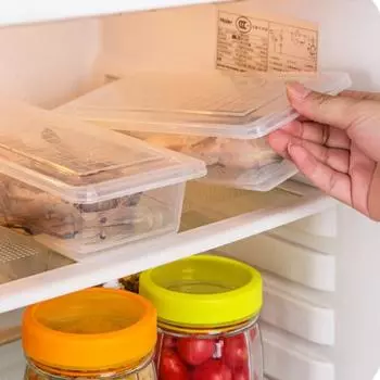 Ящик для хранения Безопасный пищевой пластиковый контейнер для хранения фруктов и овощей для дома S