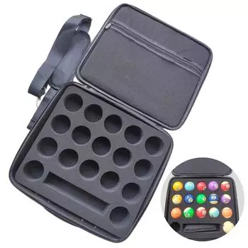 Ящик для хранения бильярдных шаров Ящик для хранения бильярдных шаров Чехол для переноски бассейна с ручкой для переноски Прочный