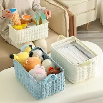 Ящик для хранения брюк и свитеров Yousheng с ручкой, большая вместимость, складная конструкция, штабелируемый органайзер для хранения одежды S