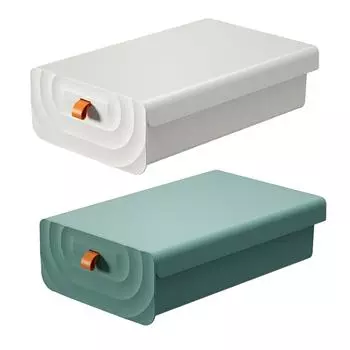 Ящик для хранения бюстгальтеров с выдвижным ящиком и съемным разделителем, ящик для одежды, коробка для бюстгальтеров, носков, завязок, ремней белый