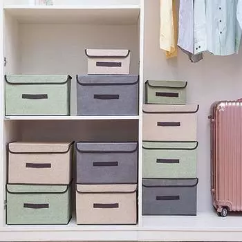 Ящик для хранения бытовой повседневной одежды, тканевый ящик для хранения одежды, бытовой шкаф, складной ящик для хранения из нетканого материала Small