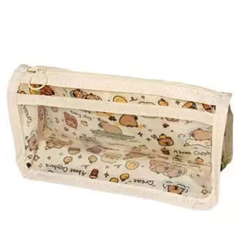 Ящик для хранения Capybara Канцелярская сумка Большая вместительная прозрачная сумка для ручек Косметичка Style 3