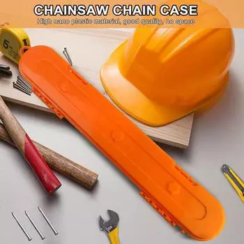 Ящик для хранения цепей бензопил Универсальный органайзер для цепей бензопил Портативный чехол для переноски цепей бензопил Органайзер для цепей Инструменты чёрный