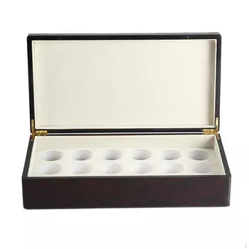 Ящик для хранения чая, банка для кофе, универсальный деревянный сундук с крышкой, 12 отделений для ювелирных изделий