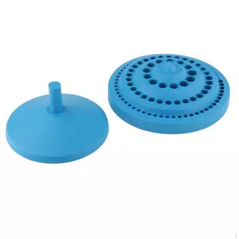 Ящик для хранения циркулярных фрез 100 отверстий многофункциональный 6.8x3.5 дюймов