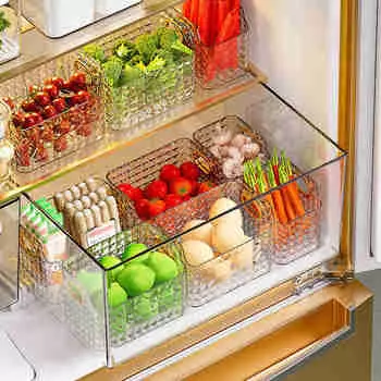 Ящик для хранения для холодильника, боковая дверь, контейнер для пищевых продуктов, классификация продуктов питания, ящик для хранения овощей, фруктов, разного