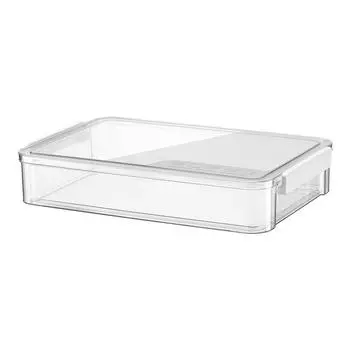 Ящик для хранения документов, прозрачный пластиковый водонепроницаемый легкий органайзер для хранения файлов для фотодокументов