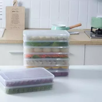 Ящик для хранения холодильника для пищевых продуктов, пластиковый контейнер, кухонный ящик для хранения