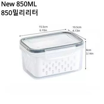 Ящик для хранения холодильника, органайзер для холодильника, коробки для свежих овощей и фруктов, сливная корзина, контейнеры для хранения, кладовая, кухонный органайзер