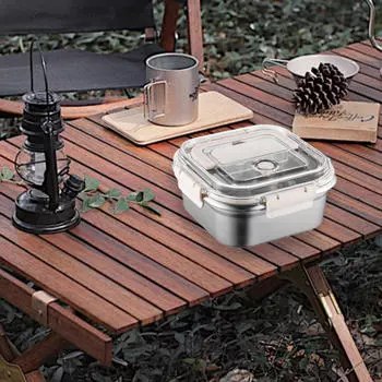 Ящик для хранения холодильника, пищевой контейнер, герметичный, многоцелевой, универсальный, для пикника 20cmx20cmx10cm