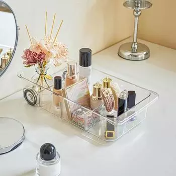 Ящик для хранения холодильника, регулируемый разделитель, прозрачный органайзер для холодильника с колесиками для кухни