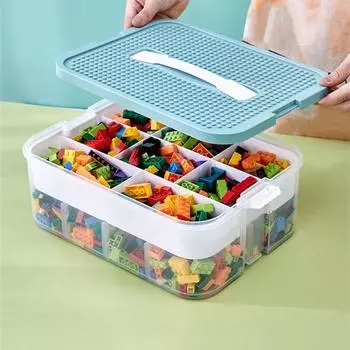 Ящик для хранения игрушек Сетка для хранения мелких частиц Удобное хранение Бытовая техника для хранения Коллекционная утварь Конструктор Ящик для хранения