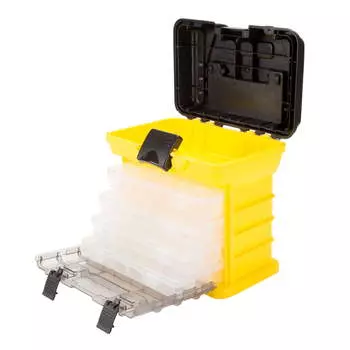 Ящик для хранения инструментов, рыболовных снастей или поделок (желтый)