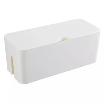 Ящик для хранения кабеля, деревянный чехол для хранения линии электропередачи, пылезащитный органайзер для розеток для зарядного устройства, чехол для проводов, домашний органайзер для намотки кабеля 24x12x11.5cm