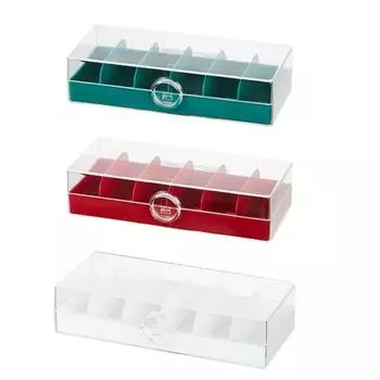 Ящик для хранения кабеля, прозрачный пластиковый контейнер для хранения данных, многофункциональный органайзер для зарядки и передачи данных зелёный