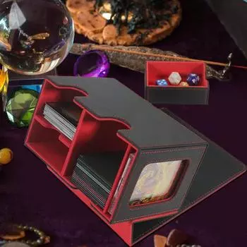 Ящик для хранения карт большой емкости, противоударный, устойчивый к царапинам, широкий дизайн, легкий доступ, магнитный зелёный